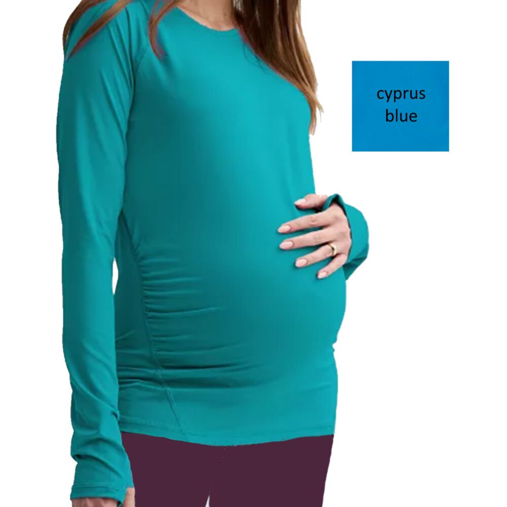 NWT Dry Tek Maternity top long sleeve with thumb slots Size 3X